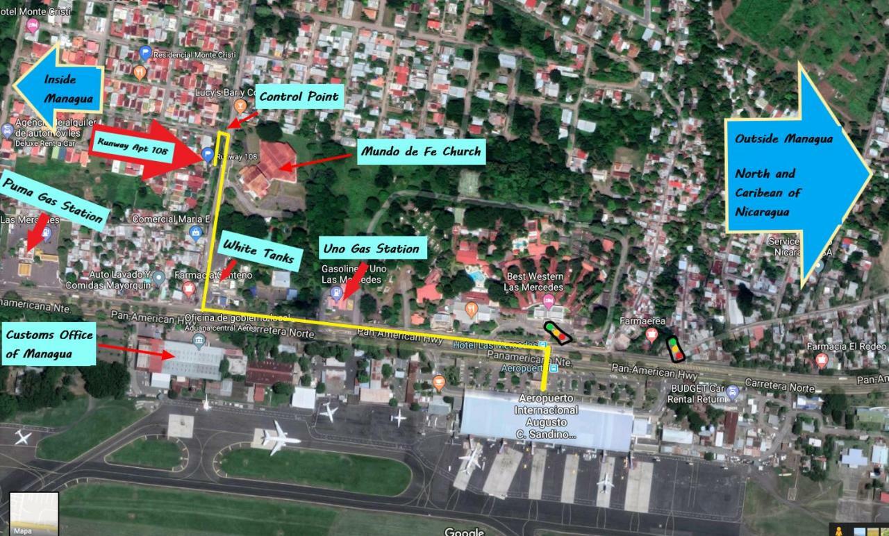 Ferienwohnung Runway 108 Managua Exterior foto